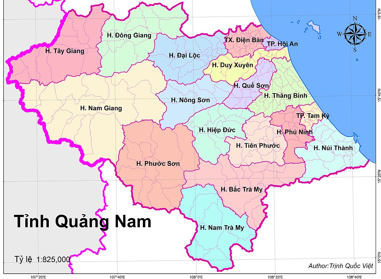 Bản đồ Quảng Nam